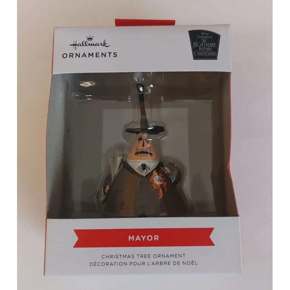 Hallmark Tree Ornament 2022 The Nightmare Before Christmas MAYOR